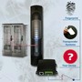 Electromechanical Swinghandle monitors cabinet access.