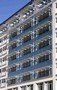 Unitized Curtainwall System features thermal barrier.