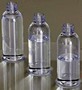 Masterbatch gives PET bottles hint of blue at edges.