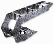 Steel Cable/Hose Carrier balances weight and strength.