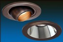 Recessed Downlights are available in bronze finish.
