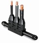 Connectors run multiple loads from main conductor.