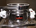 Sanitary Screener features low-profile design.