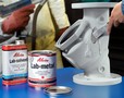 Metal Filler prepares parts for powder coating.