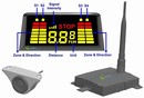 Wireless Sensor System prevents reversing vehicle accidents.
