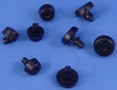 Snap Rivet Mounted Foot provide skid, shock resistance.