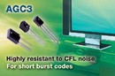 IR Receivers suit noisy environments and short burst codes.