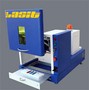 Fiber Laser engraves and marks coated/uncoated materials.