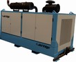 Waterjet Intensifier Pump utilizes Tier 3 diesel engine.