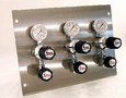 Modular Panels control pressure and flow of specialty gases.