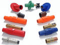 Cam Type Connectors have no external metal parts.