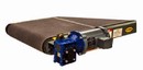 Material Handling Conveyor features shaft-mounted drive.