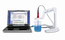Software manages pH and dissolved oxygen sensors.