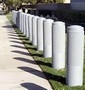 Bumper Post Sleeve protects bollards.