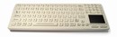 Keyboard is designed for infection control in healthcare.
