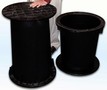 Structural Foam Basins accommodate anti-float rings.