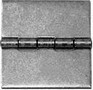 Spun Pin Hinges are available in aluminum.