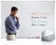 Dry Erase Markerboards have seamless writing surface.