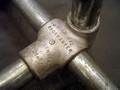 Pipe Fittings give retail stores industrial look.