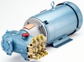 Close-Coupled Plunger Pump has compact, direct-drive design.