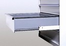 Drawer Cabinets utilize quiet suspension system.