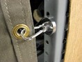 Magnetic Carabiner Hook offers secure hold.