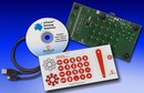Capacitive Touch Demo Board accommodates 16-bit PIC MCUs.
