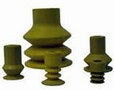 Bellows Suction Cups handle temperatures up to 160°C.
