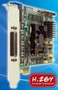 Framegrabber features H.264 compression for 16 video inputs.