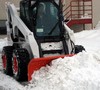 Heavy-Duty Attachments facilitate snow removal.