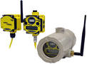 Wireless Transceiver has intrinsically safe power source.