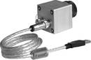 Rugged Camera measures temperature/profile of target area.