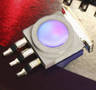Compact RGB LED efficiently replaces 3 single-color LEDs.