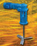Agitators feature right angle drive configuration.