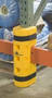 Protective System absorbs impacts to pallet racking system.