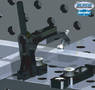 Clamps provide 2,100 lb of clamping force.