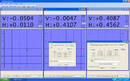 Software records measuring and alignment results.