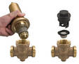 Water Pressure Reducing Valve has cartridge-style design.