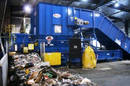 Two-Ram Baler handles variety of material.