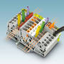 Terminal Blocks provide safe disconnect.