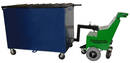 Waste Container Puller minimizes risk of worker injury.