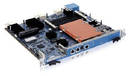 ATCA Gigabit Node Blade supports quad-core processors.