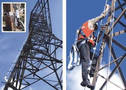 Cable System offers fall protection when climbing towers.