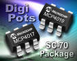 Digital Potentiometers feature low power design.