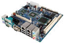 Industrial Mini-ITX Motherboard supports 18- and 48-bit LVDS.