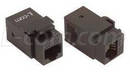 Right Angle Cat 5E Keystone Coupler fits tight applications.