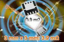 Power MOSFET features low on-resistance.