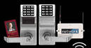 Lock Systems communicate wirelessly over network.