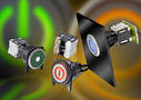 PCB-Mount Switches have illuminating lenses.