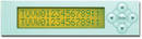 STN Positive Transflective LCD has serial RS232 interface.